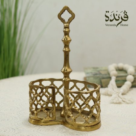 حمالة كاسات معدن هندي